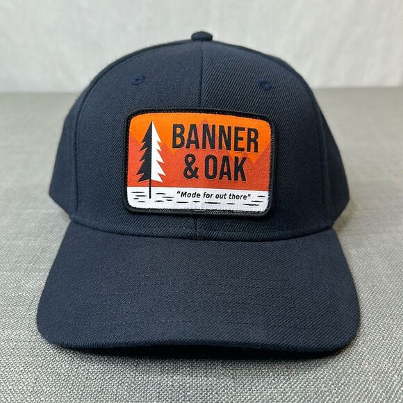 Banner & Oak Hat Alpine Navy Blue "Made for out there" Snapback Cap Adjustable - Picture 1 of 12